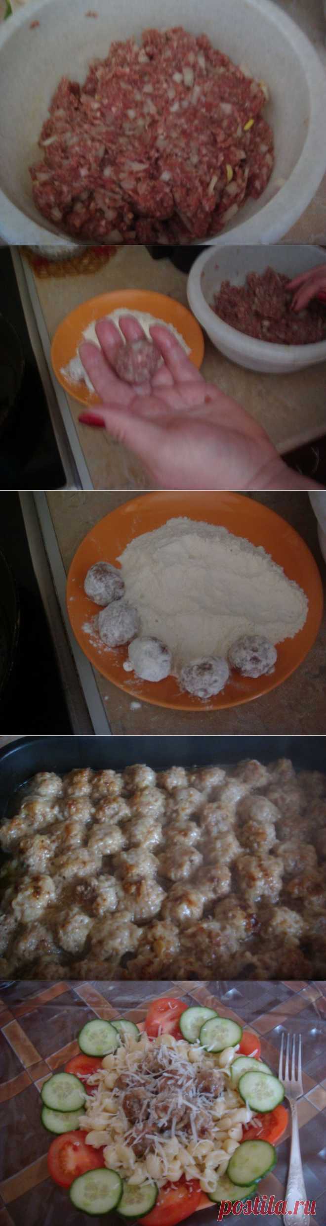 Тефтельки "Пикколо" с соусом.