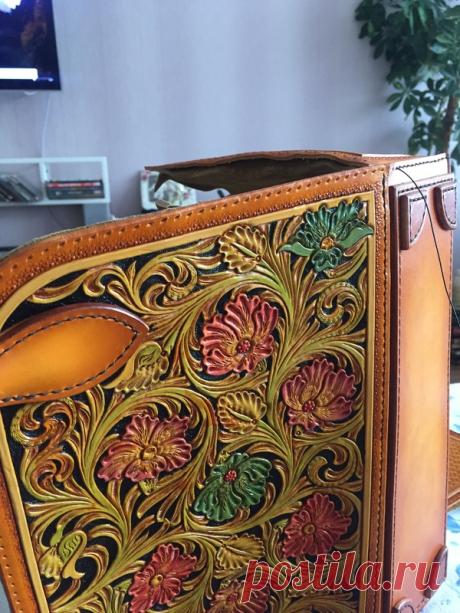 Шьём сумку с тиснением Шеридан