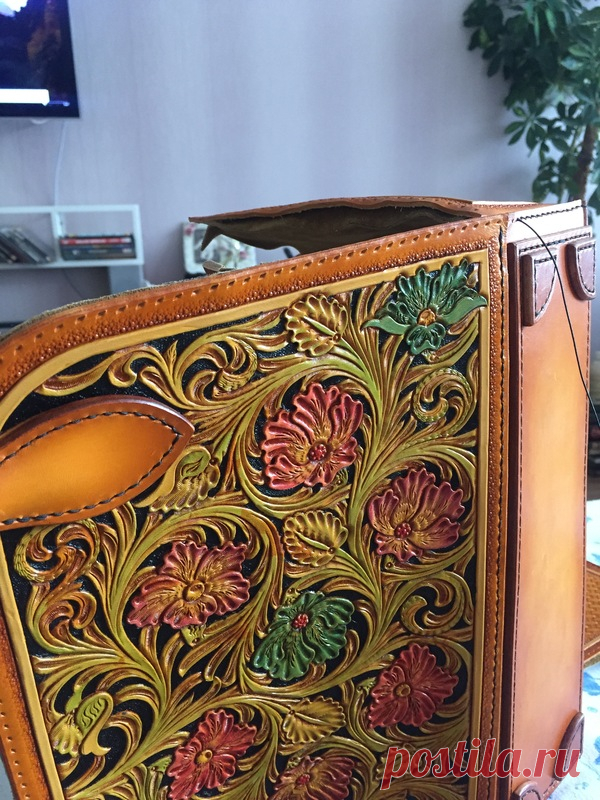 Шьём сумку с тиснением Шеридан