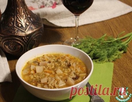 Харчо вегетарианский с черносливом и орехами – кулинарный рецепт