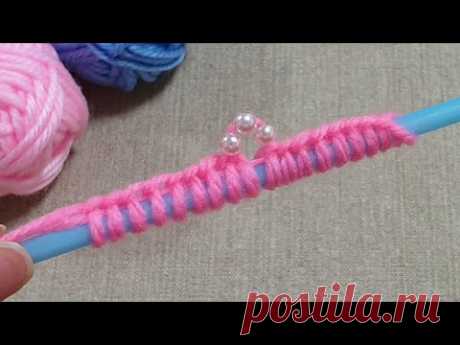 Awesome Flower Craft Ideas with Woolen - Hand Embroidery Trick - Sewing Hack - Easy Wool Flower