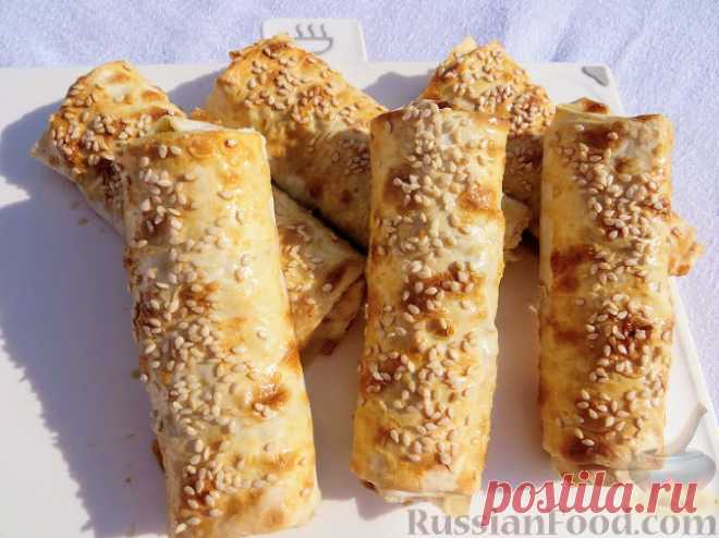Рецепт: Пирожки из лаваша на RussianFood.com