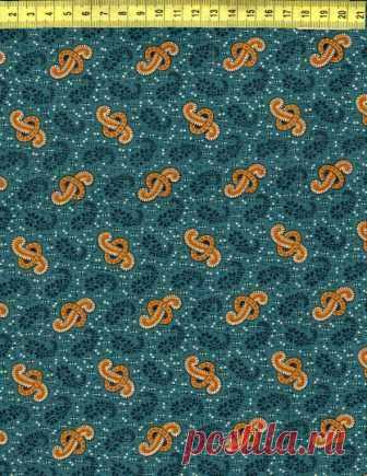 Пейсли на синем N757-005 - Гражданская война <- NEWCASTLE FABRICS <- Ткани - Каталог | StitchCraft
