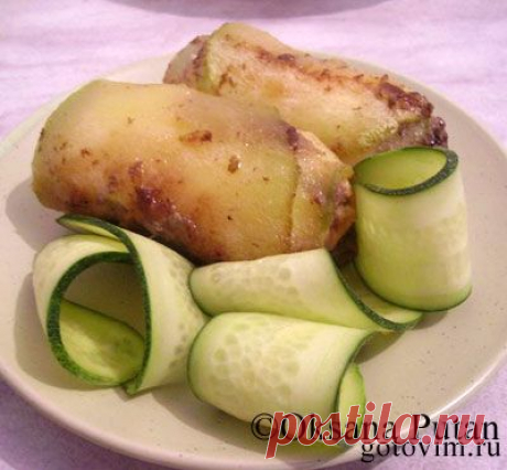 Рулеты из кабачков..