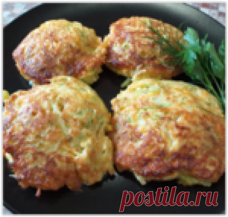 Кабачковые оладьи "Сытные" - новый вкусный рецепт с курином филе!