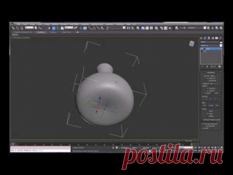 3d max. Уроки 3ds Max. Создание вазы. Проект Ивана Никитина