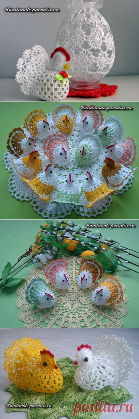 Как связать крючком курочку - Handmade-Paradise