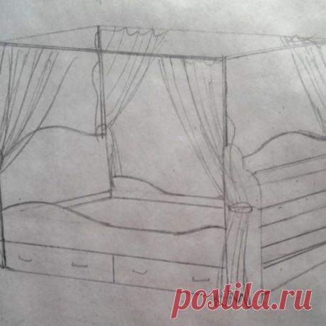 Кровать своими руками