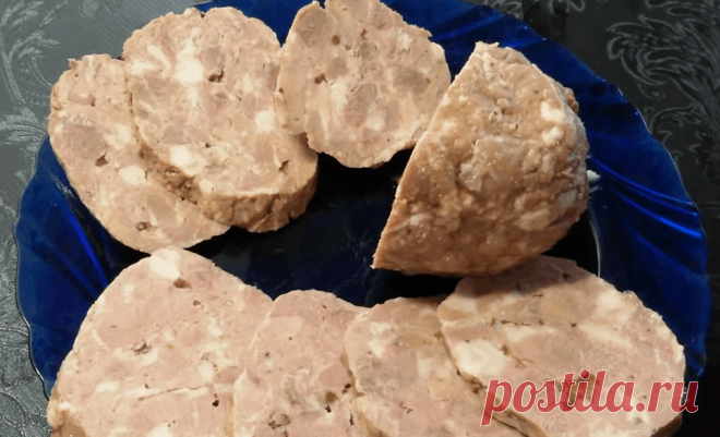 Ароматная и настоящая домашняя колбаса: всегда сытно и вкусно
