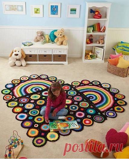 Вязаные коврики крючком: интересные модели, схемы и описание... Самая огромная подборка и лучшие советы! (Часть 3)