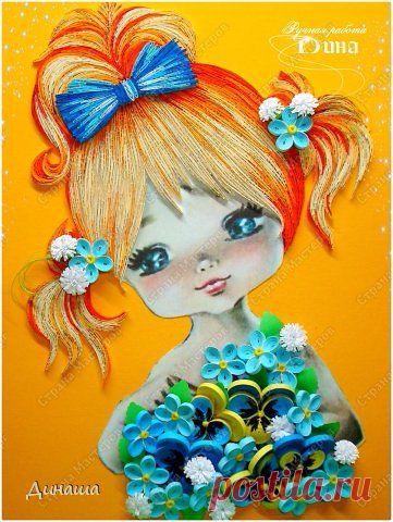 Квиллинг - удивительное творчество. Женские образы