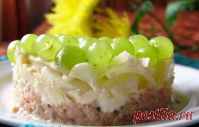 Салат «Тиффани» с копченой курицей - рецепт с фото / Простые рецепты