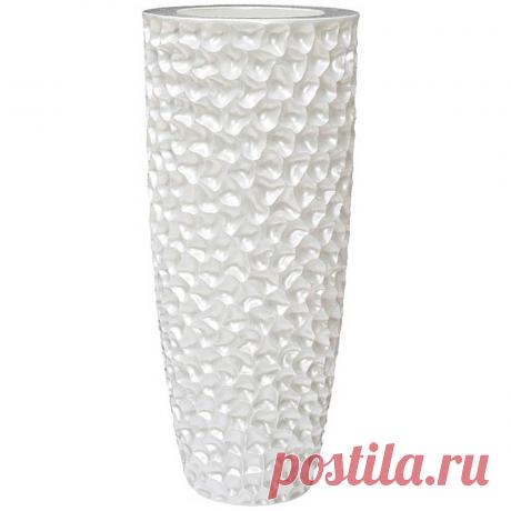 Кашпо жемчужно-белое Roller 36*36*86 - купить за 27324 руб. в интернет-магазине DG-Home