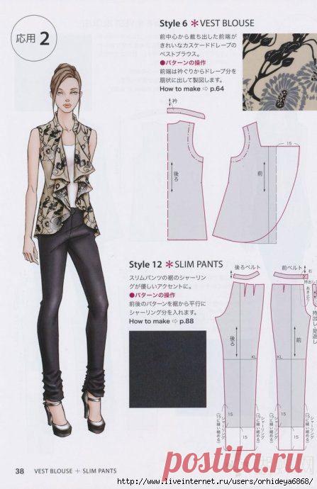 Простые выкройки стильной одежды (трафик) / Простые выкройки /