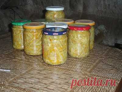 Кабачки по-корейски на зиму.
