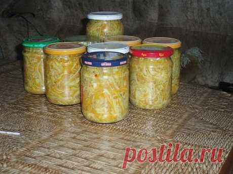 Кабачки по-корейски на зиму.