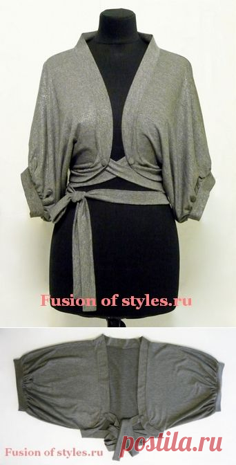 Болеро из трикотажа | Fusion of Styles