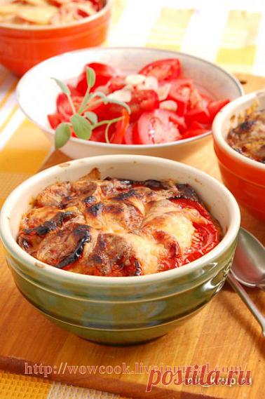 Овощная запеканка с рисом рубин