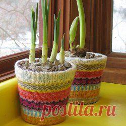 Как украсить кашпо | Креативные идеи