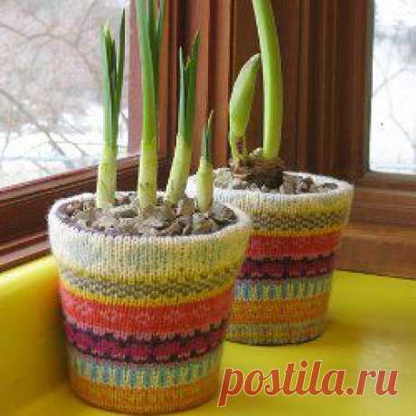 Как украсить кашпо | Креативные идеи