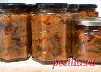 Рецепты | Баклажаны | Самые вкусные баклажаны на зиму - рецепты приготовления.