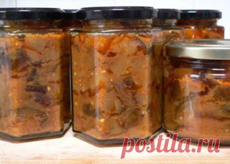 Рецепты | Баклажаны | Самые вкусные баклажаны на зиму - рецепты приготовления.