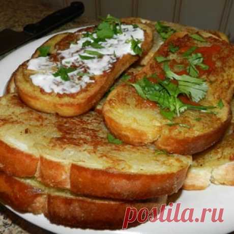 Горячие бутерброды с картошкой