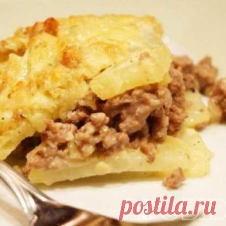 Картошка с фаршем в мультиварке - МирТесен