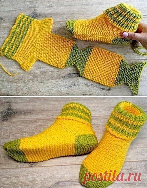 Принцип вязания очень простой.