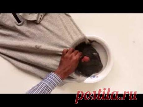 Как просто отодрать жвачку от одежды