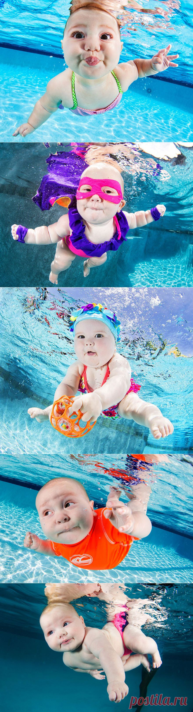 Дети под водой: 17 чудесных фотографий Сета Кэстила