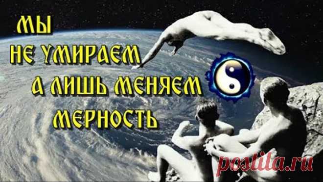 ЖИЗНЬ после ЖИЗНИ мы не умираем а лишь МЕНЯЕМ МЕРНОСТЬ