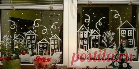 Как украсить окна к Новому году: 15 идей для вдохновения