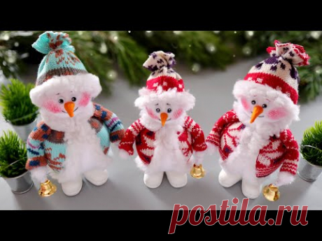 ⛄️ СНЕГОВИК В ШУБКЕ 💖 FUR COAT SNOWMAN ⛄️