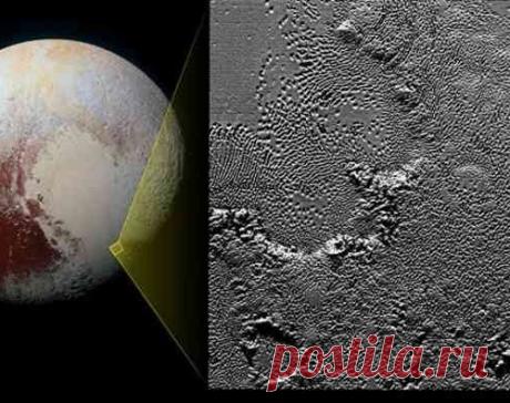 Опубликовано изображение одного из загадочных районов Плутона