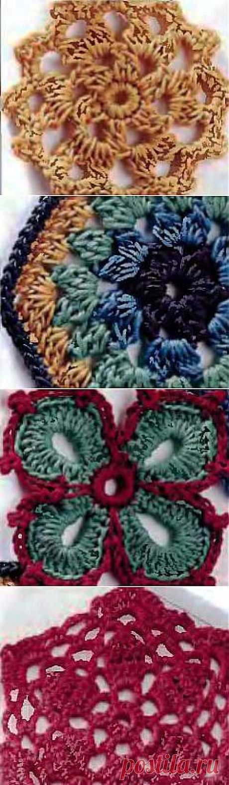 АЖУРНЫЕ ИЗДЕЛИЯ. УРОКИ ВЯЗАНИЯ КРЮЧКОМ ПО КРУГУ..