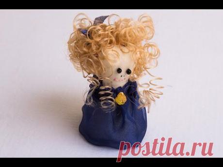 Игрушка-кукла своими руками: Miadolla - прически для куколки, кудрявые волосы. — Яндекс.Видео