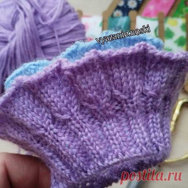 Очаровательные рюши спицами
