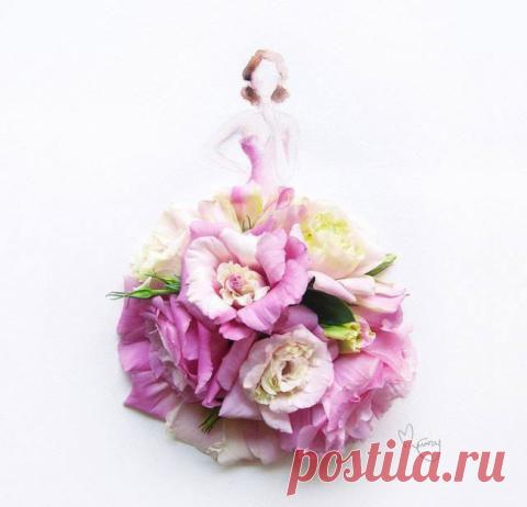 Акварель + цветы