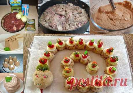 ВКУСНЯШКИ: ИДЕИ для ФУРШЕТА. Паштет из печени.
