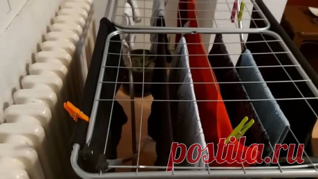 Как быстро высушить бельё зимой / Домоседы