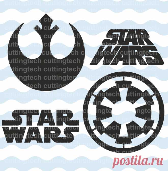 star wars SVG PNG Cut Files for use with Silhouette Studio