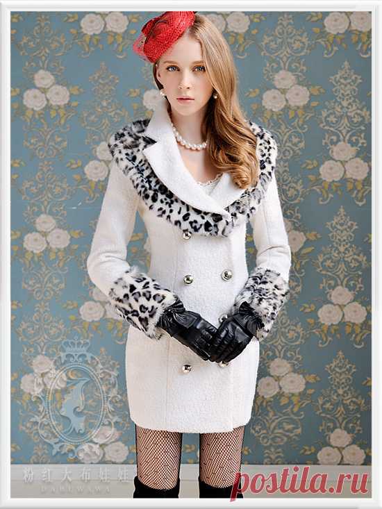coated tubing Picture - More Detailed Picture about DABUWAWA Original New fashion 2013 Winter Thick Wool White Slim Gray Leopard Print Fur Collar Long Trench Coat Jacket Women Sale Picture in Wool & Blends from PINK DOLL Trade Co.,Ltd | Aliexpress.com | Alibaba Group