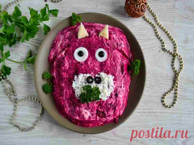 Салат Селедка под шубой - рецепт с фото пошагово Оригинальное оформление