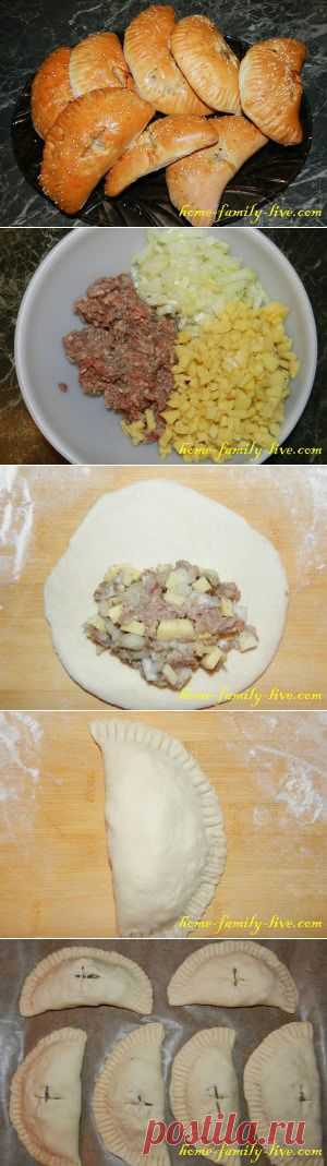 Пирожки с мясом и картошкой -пошаговый рецепт с фото