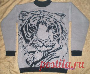 Тигромания и компания. Вяжем одежду на хищную тему спицами