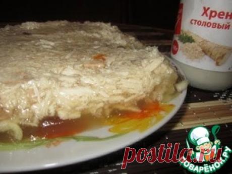 Полезный холодец из куриного филе и лапок - кулинарный рецепт