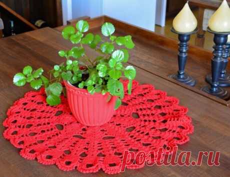 Салфетки. Вяжем крючком. Схемы.