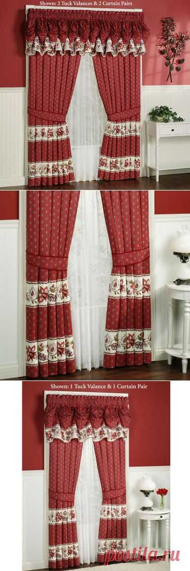 Château Rouge Шторы и Tuck Подзоры