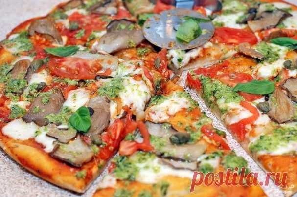 Пицца с вешенками - рецепт с фото на Повар.ру